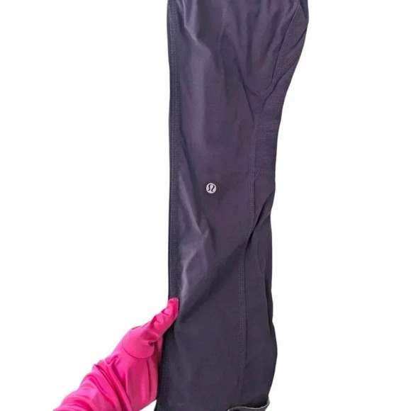 Lululemon Pedal Power Cycling Pant Dense Purple Reflective Commuter Trouser Sz 6 - Picture 7 of 12